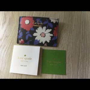 Kate Spade floral card holder